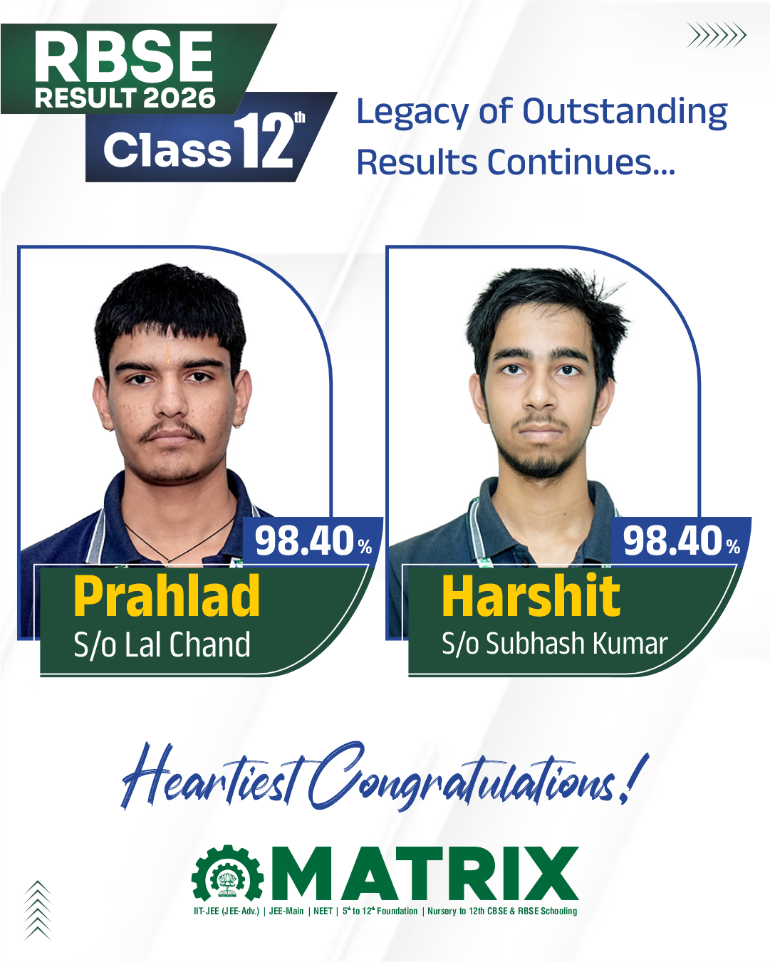 RBSE 12th Result 2026